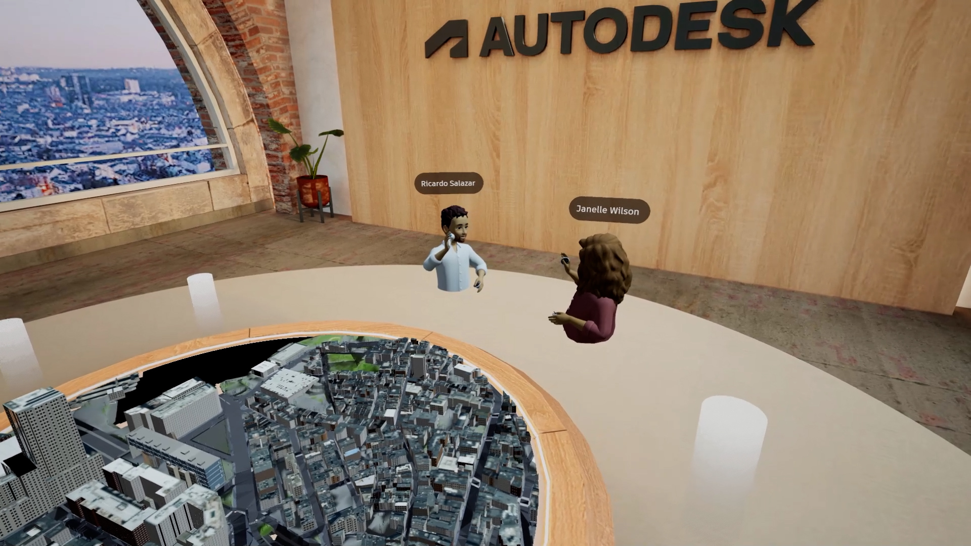 Avatars greeting in Workshop XR